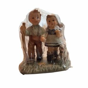 Hummel Figurine - Beige, Brown, Light Blue